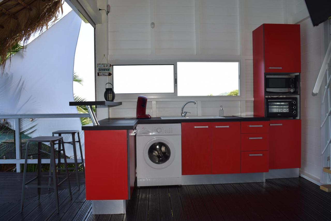 Bungalow La Paillote Le Francois Bagian luar foto