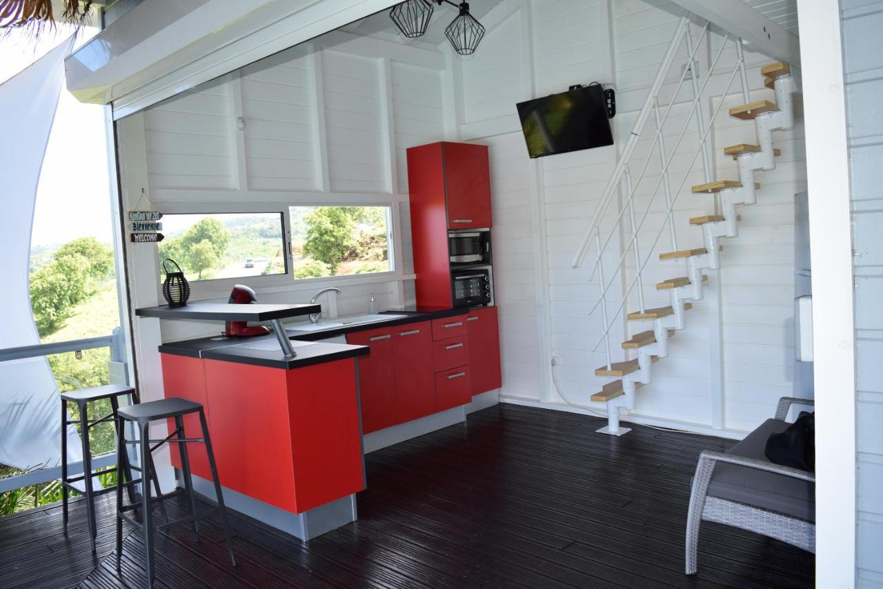 Bungalow La Paillote Le Francois Bagian luar foto